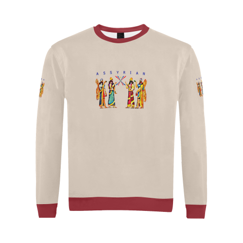Assyrian Anunnaki All Over Print Crewneck Sweatshirt for Men (Model H18)