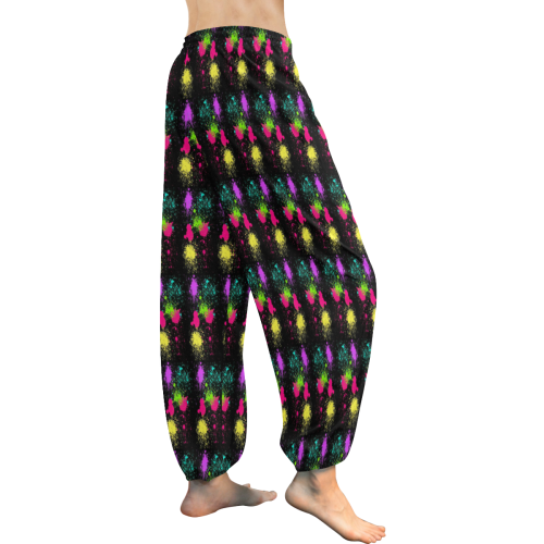 color splash Women's All Over Print Harem Pants (Model L18)