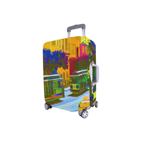 SanFrancisco_20170108_by_JAMColors Luggage Cover/Small 18"-21"