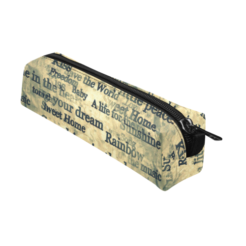 Letters by Nico Bielow Pencil Pouch/Small (Model 1681)
