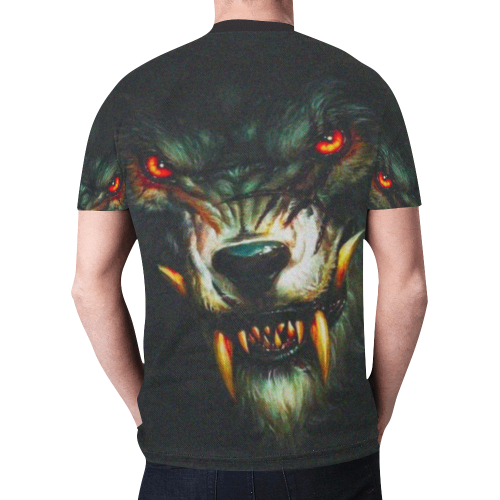 The Great Wolf Spirit Gothic Underground Graphic Tee New All Over Print T-shirt for Men (Model T45)