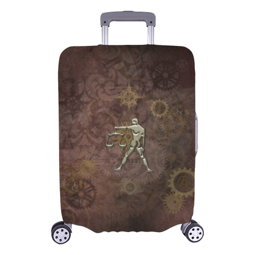 Steampunk Zodiac Libra Luggage Cover/Large 26"-28"