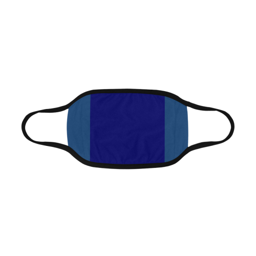 Dark Blue and Cerulean Blue Mouth Mask