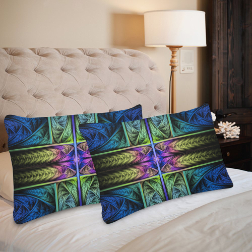 Classical Fractal Custom Pillow Case 20"x 30" (One Side) (Set of 2)