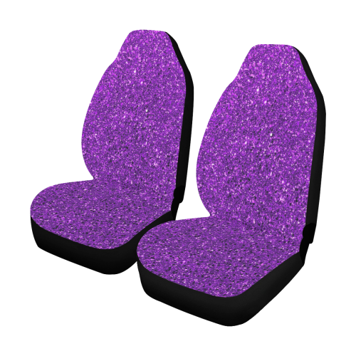 Purple Glitter Car Seat Covers (Set of 2)