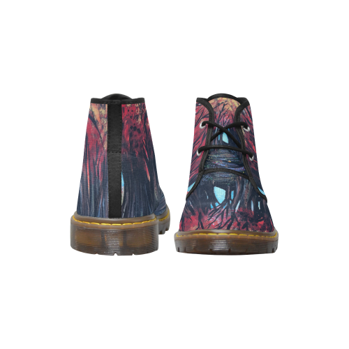 Autumn Day Women's Canvas Chukka Boots (Model 2402-1)