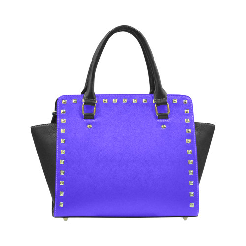 Approved Blue Rivet Shoulder Handbag (Model 1645)