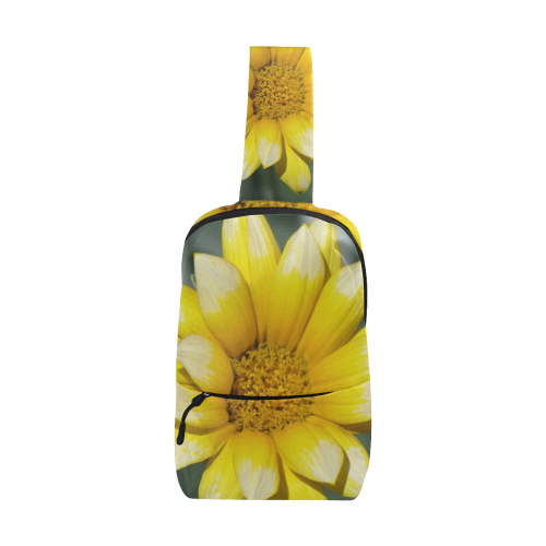 Yellow Flower, floral photo Chest Bag (Model 1678)