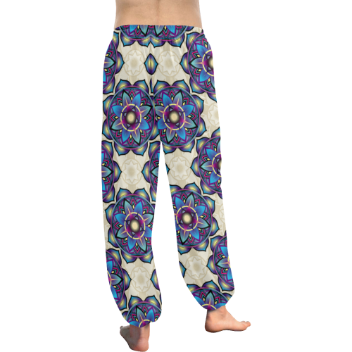 Mandala Symbol Blue Women's All Over Print Harem Pants (Model L18)