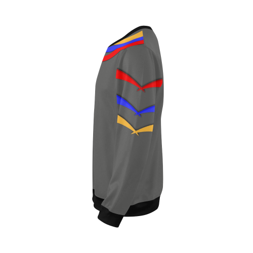 coat of arms of Armenia Հայաստանի զինանշանը All Over Print Crewneck Sweatshirt for Men/Large (Model H18)