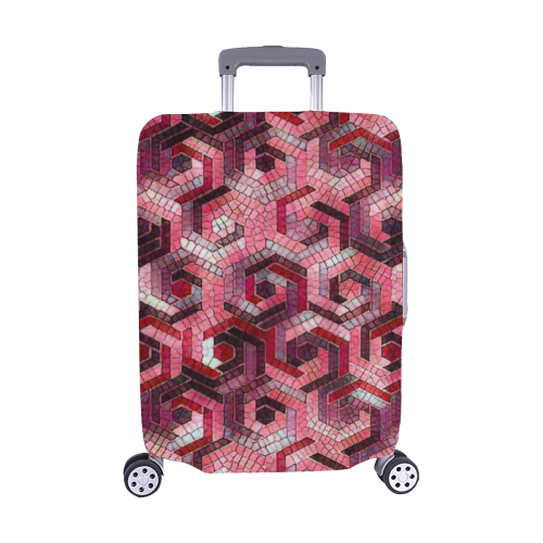 Pattern Factory 23 red by JamColors Luggage Cover/Medium 22"-25"