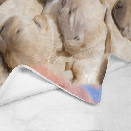 Basket Of Puppies Ultra-Soft Micro Fleece Blanket 50"x60"