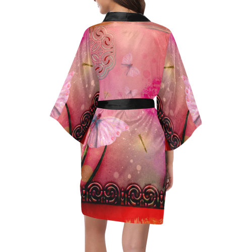Wonderful butterflies Kimono Robe