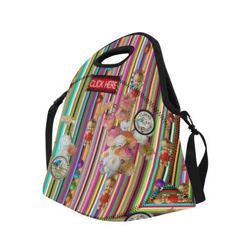 Click Here Dolly Neoprene Lunch Bag/Large (Model 1669)