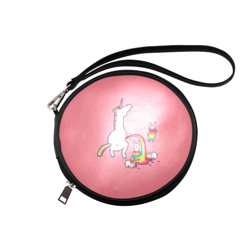 Unicorn Wallpaper For Computer Round Makeup Bag Model 1625 Id D