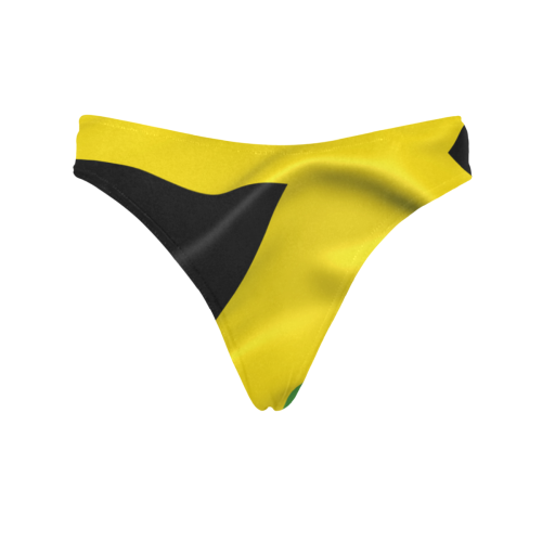 Jamaica Flag Women's All Over Print Thongs (Model L30)