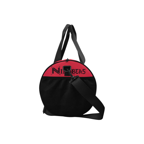 NUMBERS Collection Red/ Black Duffle Bag (Model 1679)