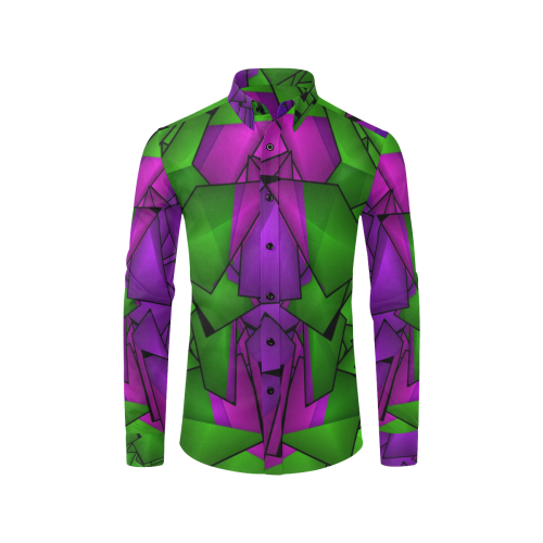 Braque Hulk Pattern by Artdream Men's All Over Print Casual Dress Shirt (Model T61)