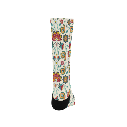 Loveley Batik Flowers Men's Custom Socks