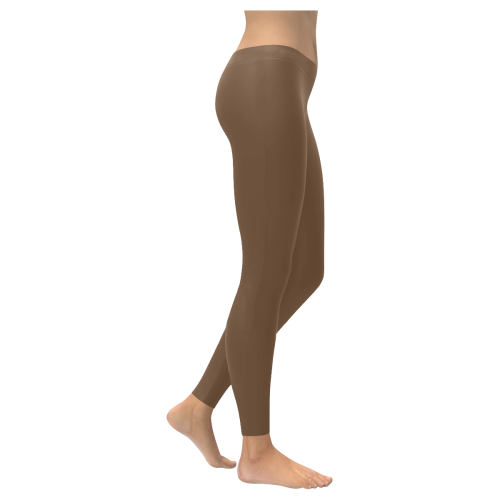 Dabnimals SQUIRREL Women's Low Rise Leggings (Invisible Stitch) (Model L05)