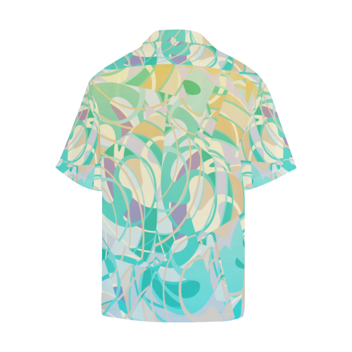 Summer Beach Days Abstract Hawaiian Shirt (Model T58)