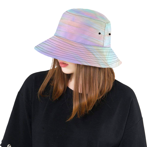 noisy gradient 1 pastel by JamColors All Over Print Bucket Hat