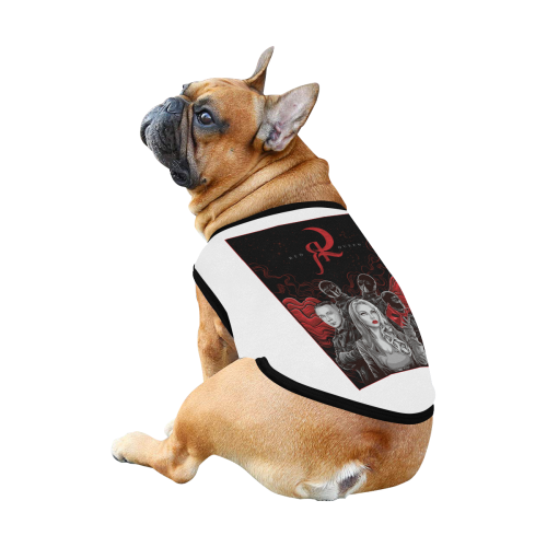 RED QUEEN BAND WHITE All Over Print Pet Tank Top