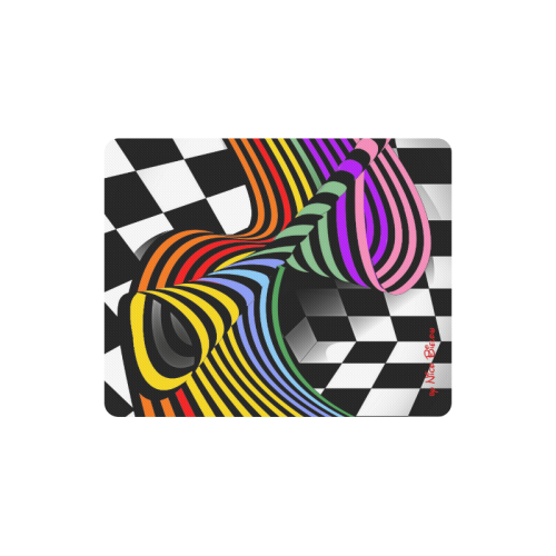 Colors by Nico Bielow Rectangle Mousepad