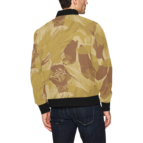 rhodesian experimental desert camouflage All Over Print Bomber Jacket for Men (Model H31)