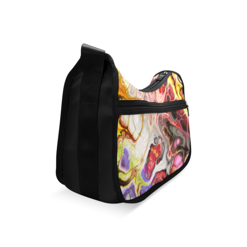 Colorful Marble Design Crossbody Bags (Model 1616)