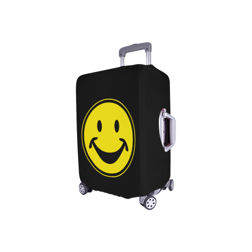 Funny yellow SMILEY for happy people Luggage Cover/Small 18"-21"