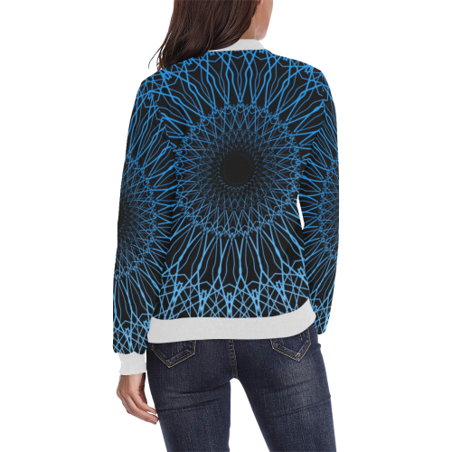 abstract-4658639 All Over Print Bomber Jacket for Women (Model H36)