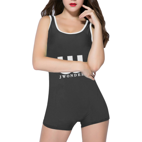 jw_file_embroidery_apparel_front Classic One Piece Swimwear (Model S03)