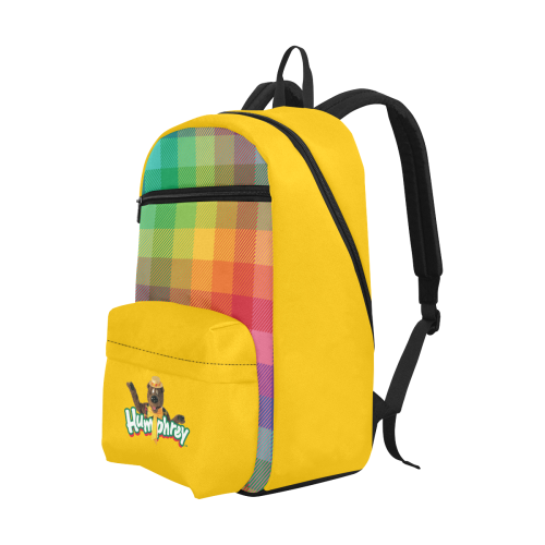 Humphrey Yellow Back Pack Large Capacity Travel Backpack (Model 1691)