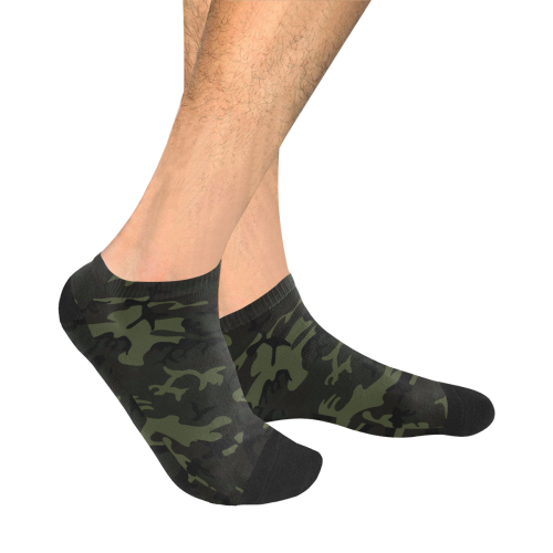 Camo Green Men's Ankle Socks