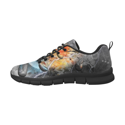 Space of Colors by Nico Bielow Men's Breathable Running Shoes (Model 055)