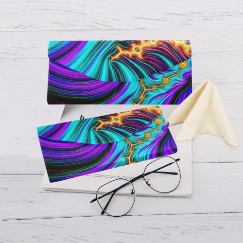 gorgeous Fractal 176 A by JamColors Custom Foldable Glasses Case