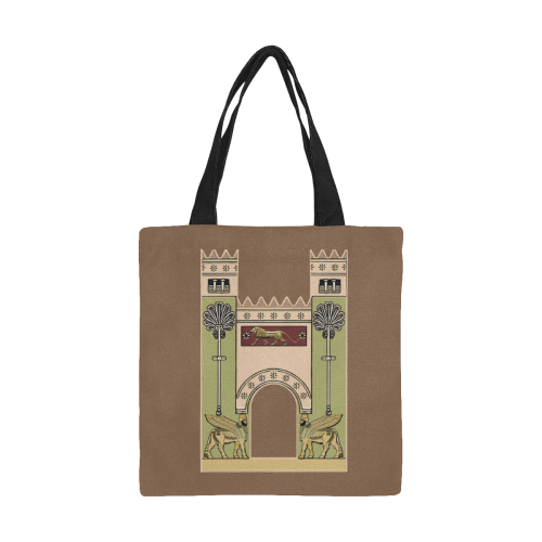 ISHTAR GATE All Over Print Canvas Tote Bag/Small (Model 1697)