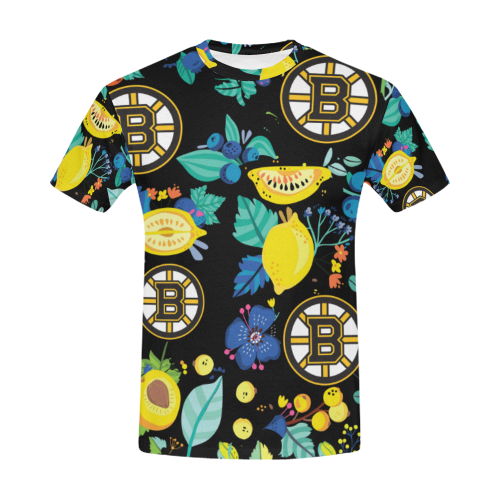 Boston Bruins All Over Print T-Shirt for Men (USA Size) (Model T40)