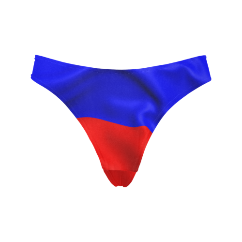 Russia Flag Women's All Over Print Thongs (Model L30)
