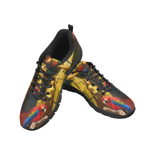 AND THIS, IS THE RAINBOW BRUSH CACTUS. II Men's Breathable Running Shoes (Model 055)