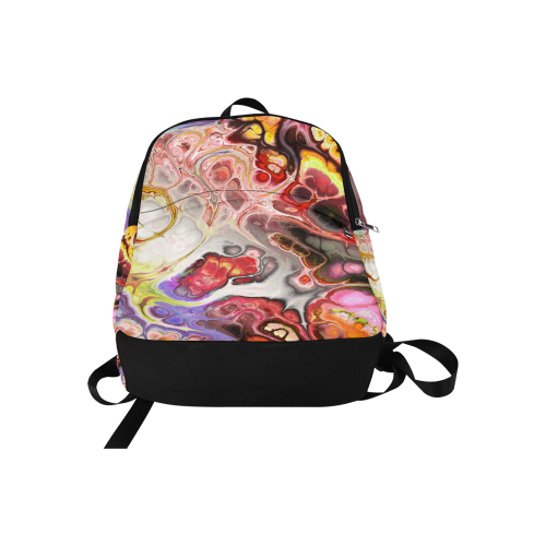 Colorful Marble Design Fabric Backpack for Adult (Model 1659)