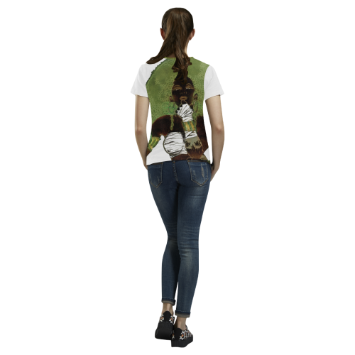 comeback All Over Print T-Shirt for Women (USA Size) (Model T40)