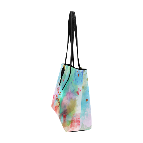 KEEP ON DREAMING - rainbow Euramerican Tote Bag/Large (Model 1656)