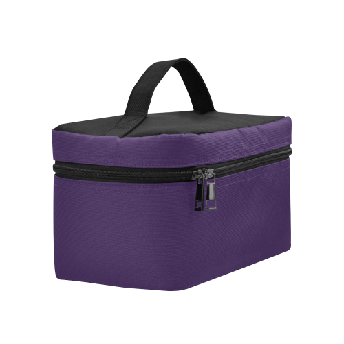 color Russian violet Cosmetic Bag/Large (Model 1658)