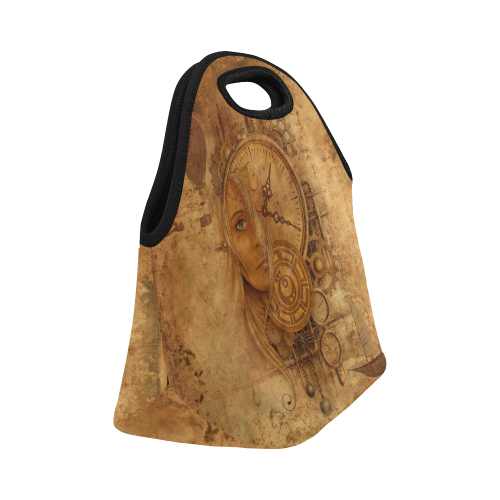A Time Travel Of STEAMPUNK 1 Neoprene Lunch Bag/Small (Model 1669)