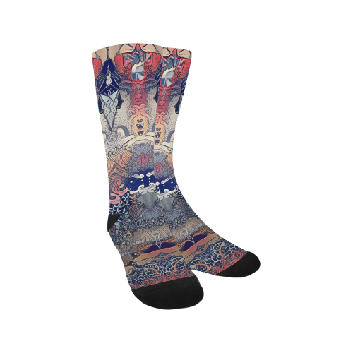mystical alien 2 Men's Custom Socks