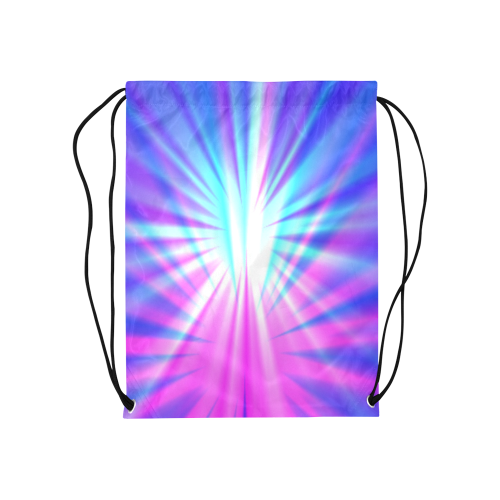 light shado Medium Drawstring Bag Model 1604 (Twin Sides) 13.8"(W) * 18.1"(H)