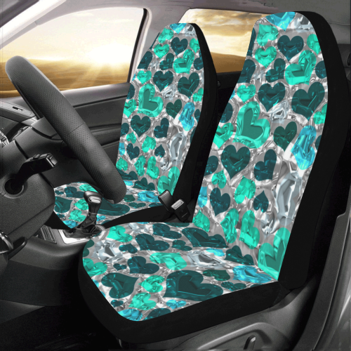 Heart 20160907 Car Seat Covers (Set of 2)