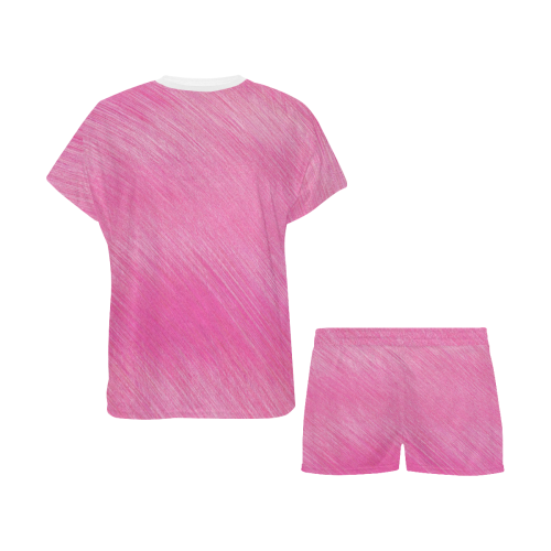 Hot Pink Breeze Women's Short Pajama Set